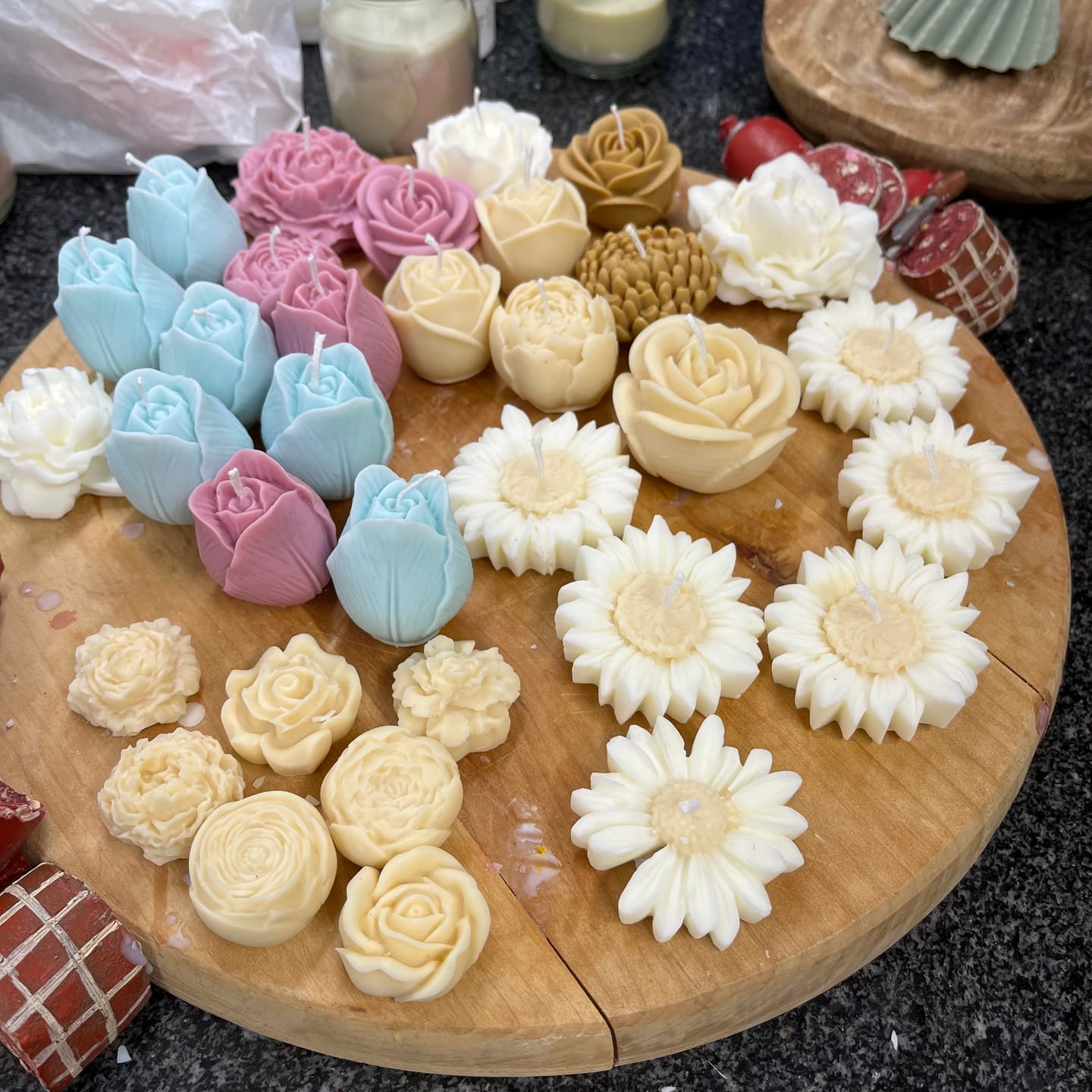 Customer photo review of Cera de Colza para velas en Molde, Pilar y Wax-melts (APF)