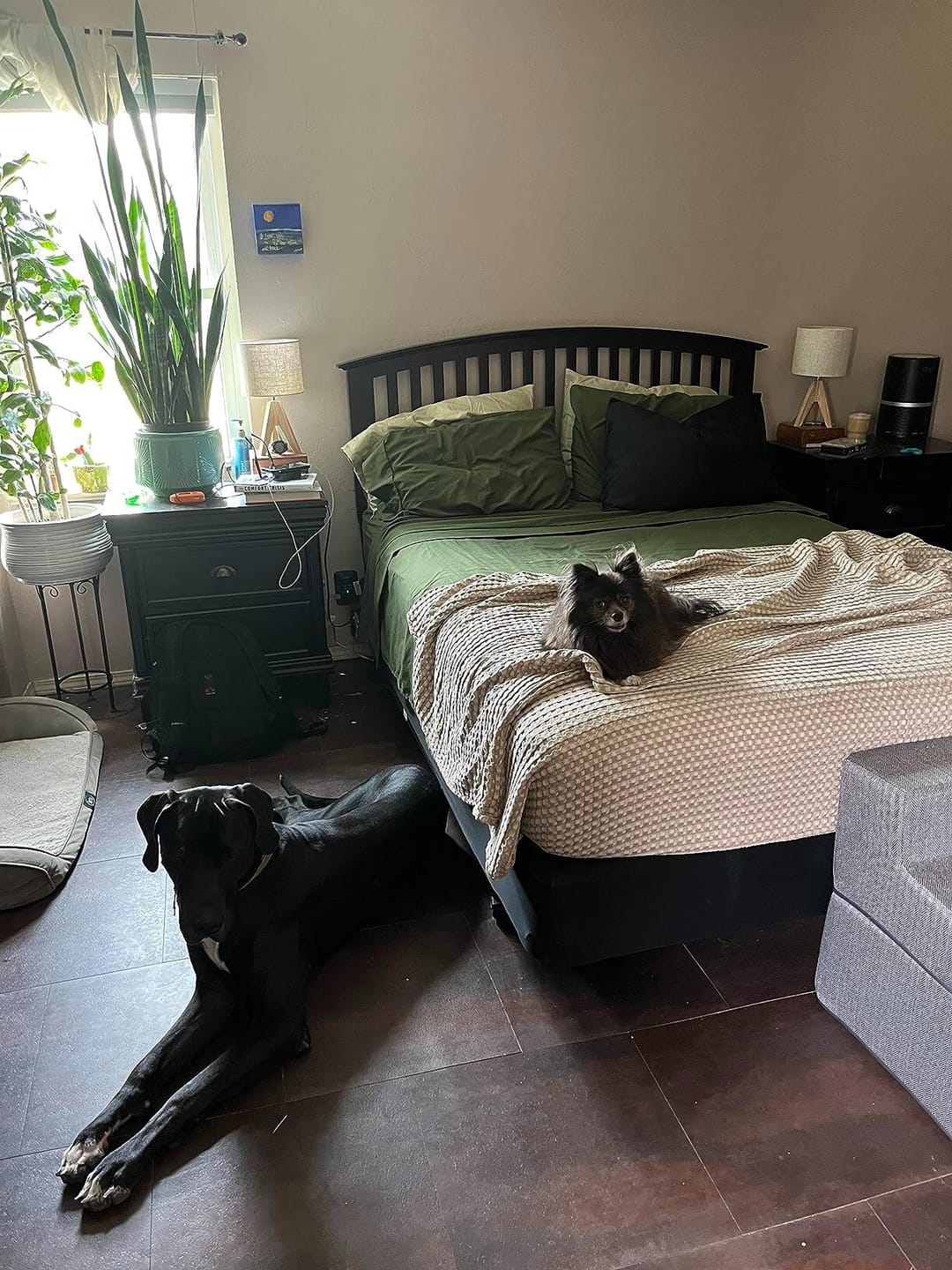 Customer photo review of Breeze Waffle Blanket
