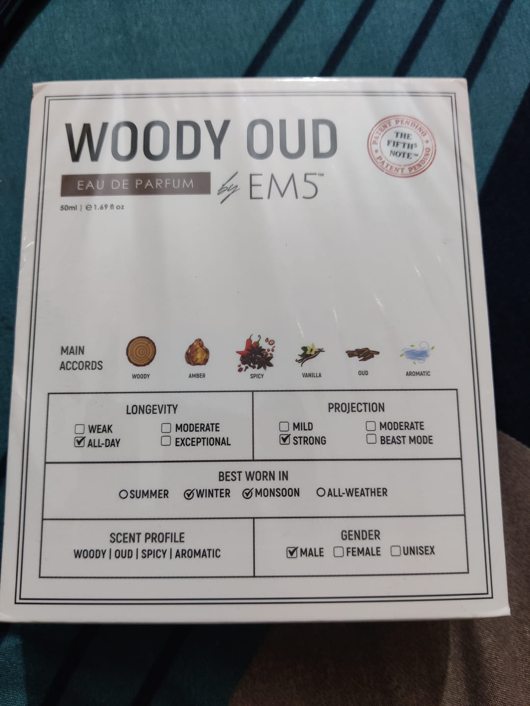 Customer photo review of Woody Oud | Eau De Parfum