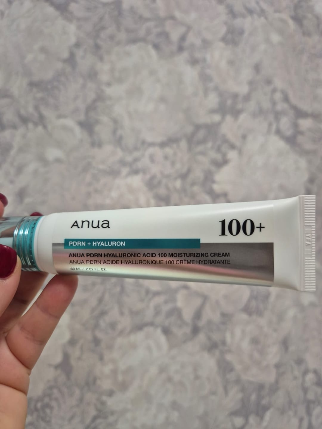 Customer photo review of Mitrinošs krēms ar PDRN un hialuronskābi Anua PDRN Hyaluronic Acid 100 Moisturizing Cream
