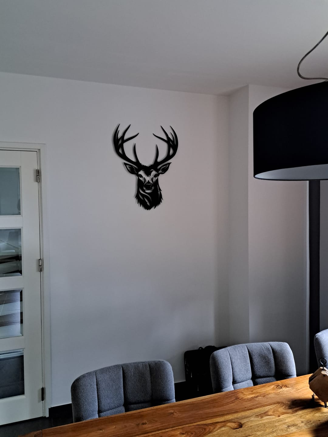 Customer photo review of Décoration Murale en Métal - Tête de cerf