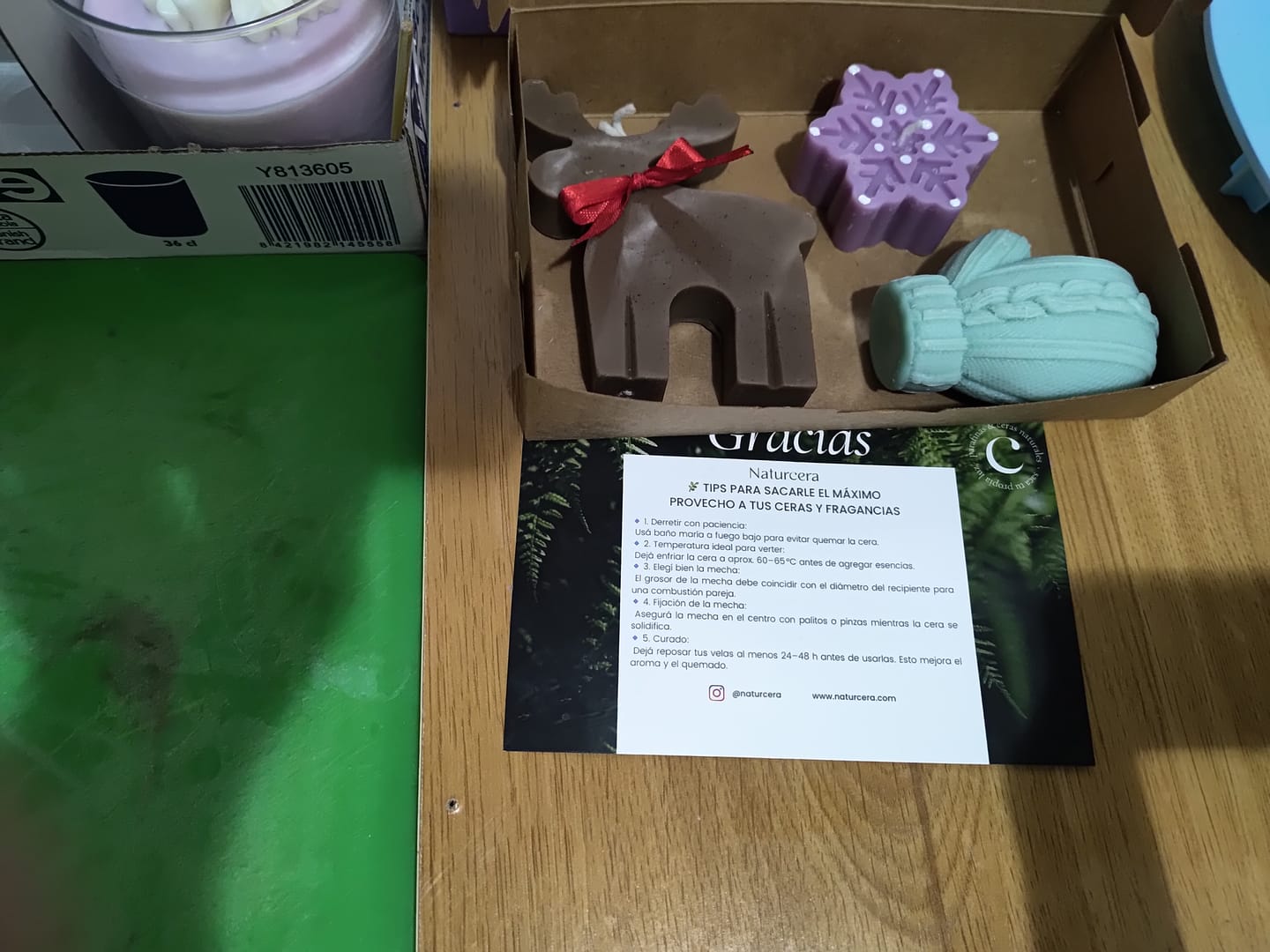 Customer photo review of Ácido Esteárico Vegetal
