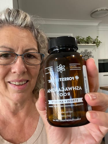 Customer photo review of Organic Ashwagandha Capsules