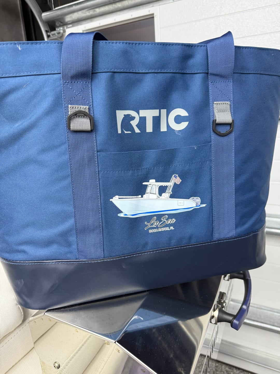 Customer photo review of Custom RTIC Insulated Tote Cooler
