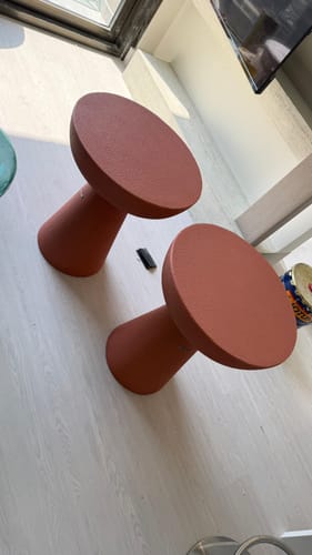 Customer photo review of Clay Side Table - XK-0004-Clay