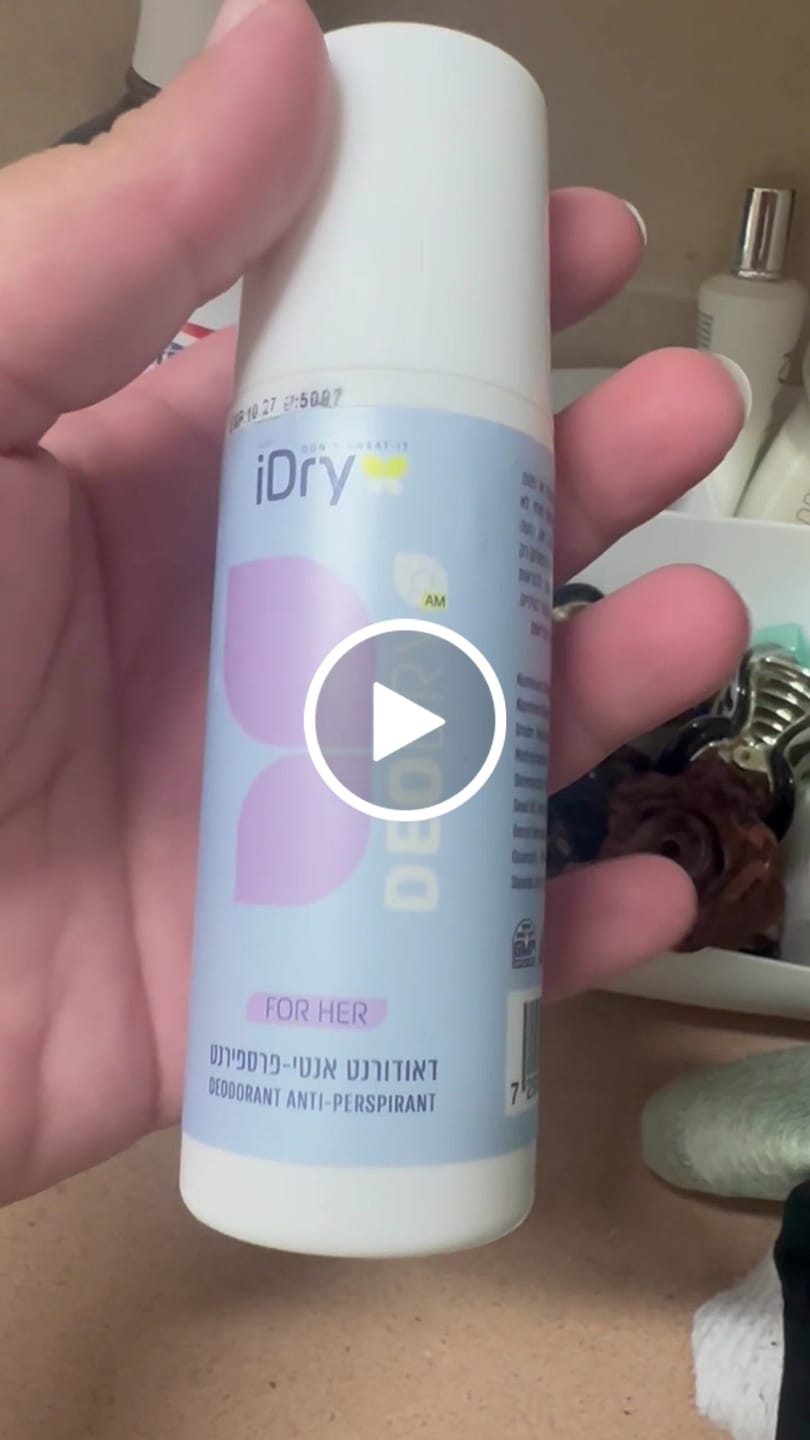 Customer video review of דאודורנט יום iDry
