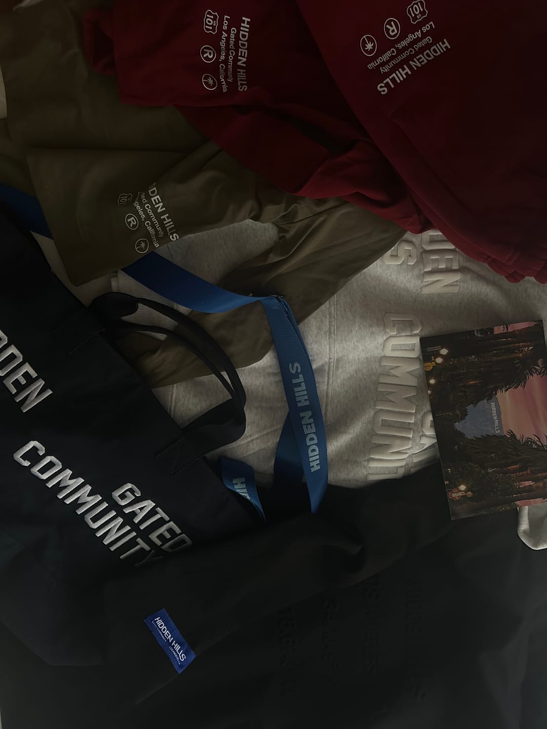 Customer photo review of GATED COMMUNITY CANVAS SHOPPER BAG