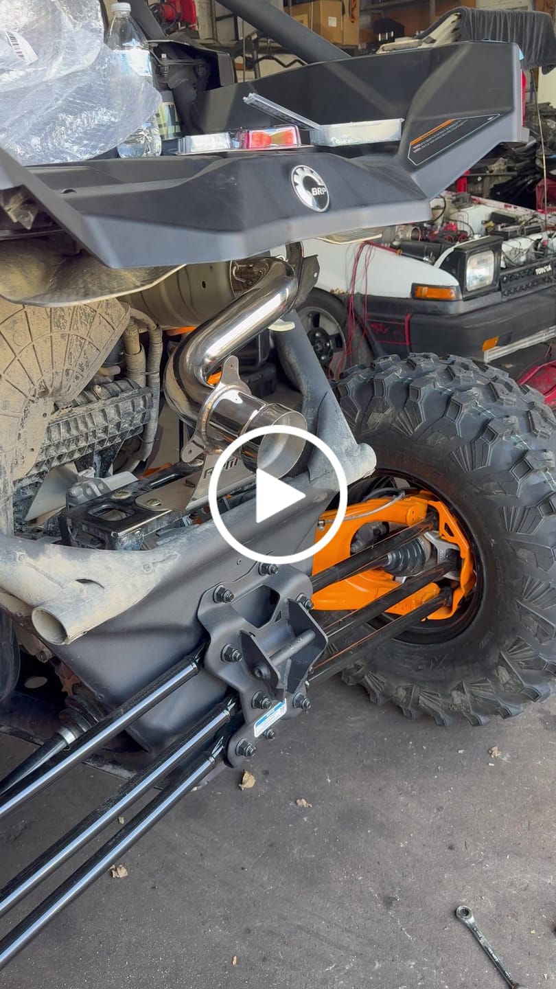 Customer video review of RPM Can-Am X3 Muffler Delete " Slip On " Exhaust Race Pipe