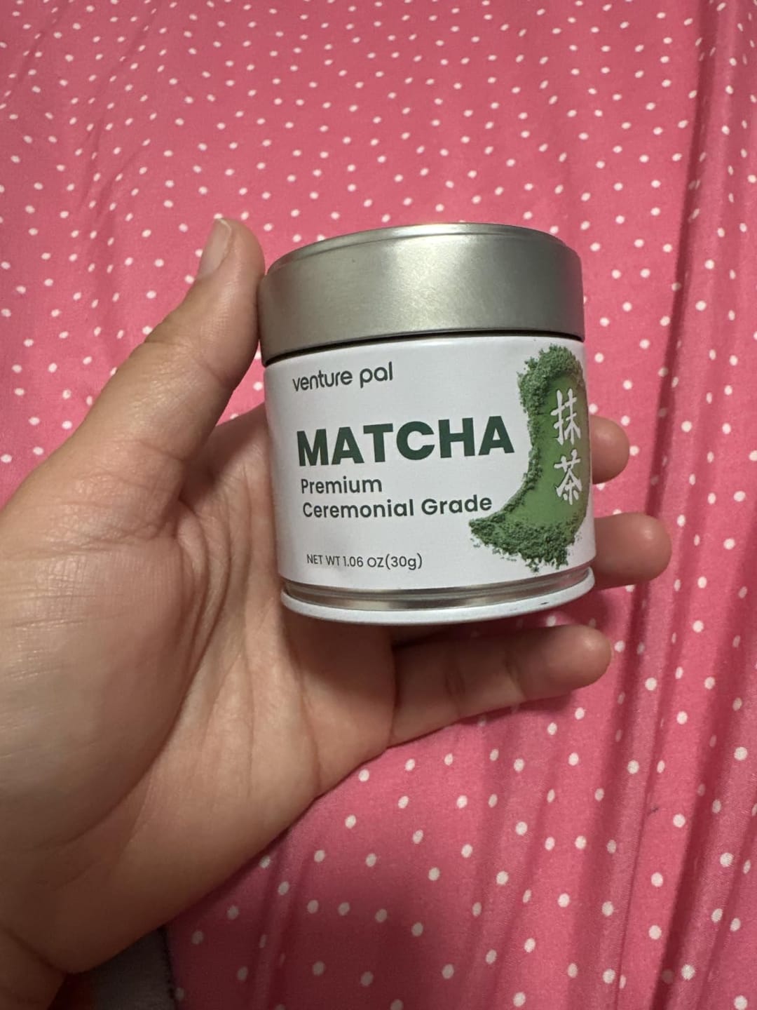 Customer photo review of Ceremonial Grade Matcha Powder - 30g/1.06oz