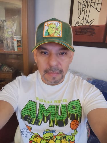 Customer photo review of OVERLORD X TMNT: Michelangelo Trucker Cap