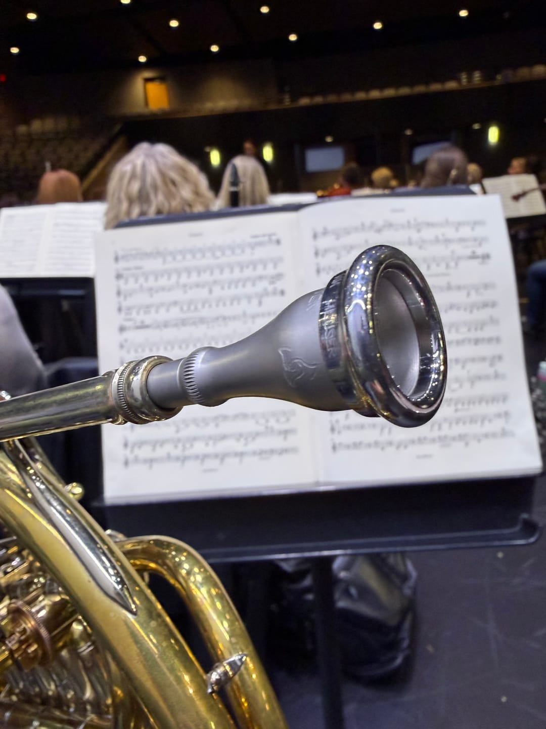 Customer photo review of Houghton Horns Model H4 - French Horn Two-Piece Mouthpiece Underpart