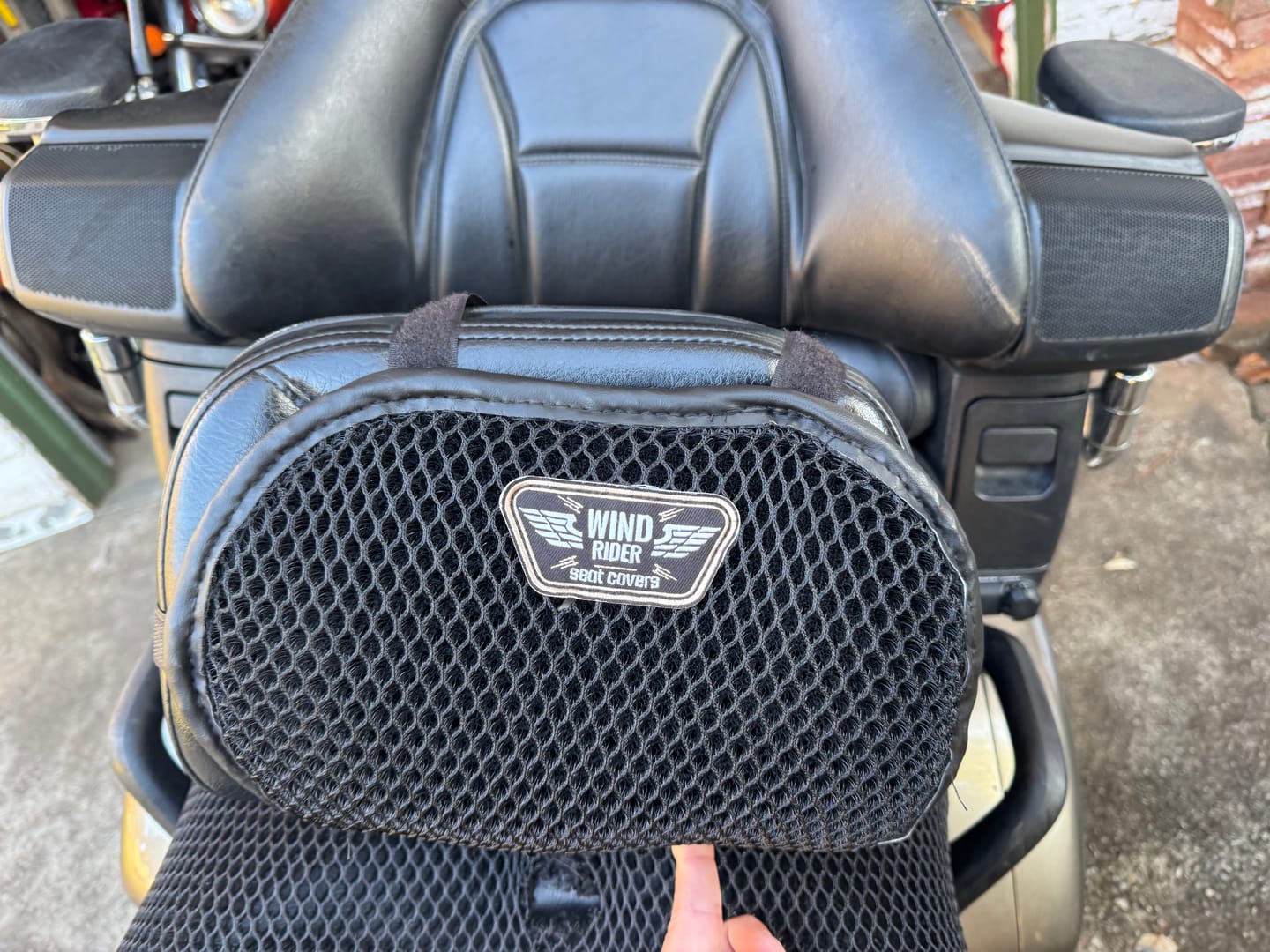 Customer photo review of Backrest Cover