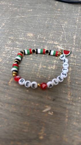 Customer photo review of Palestine Freedom Bracelet