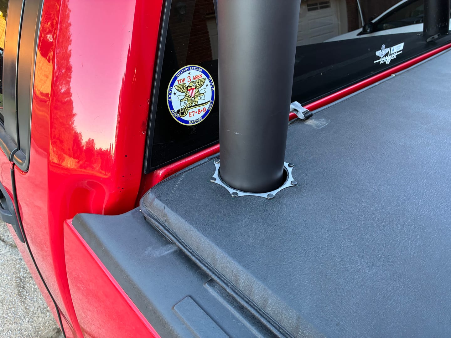 Customer photo review of Stainless Steel Exhaust Trim Ring (Single, 3"-5")