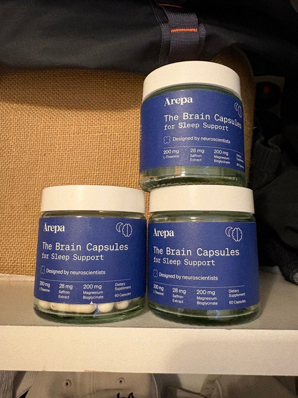 Customer photo review of The Brain Capsules for Sleep Support