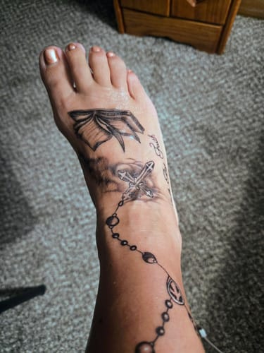 Customer photo review of Signature Tattoo Numbing Cream 2 TUBE