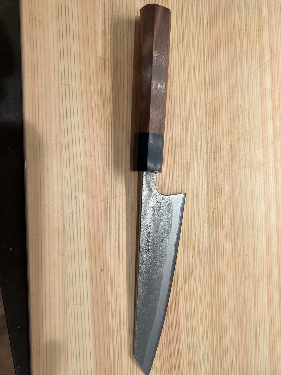 Customer photo review of Matsubara Blue #2 Honesuki 150mm (5.9")