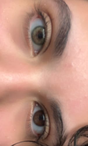 Customer photo review of Eyemoody Mint Green | 6 Months, 2 pcs