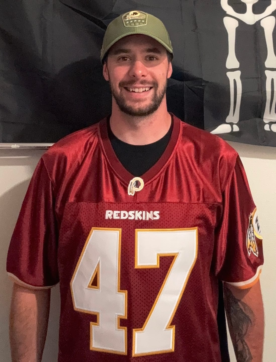 Customer photo review of Redskins Football Jersey