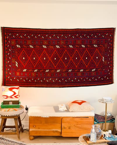 Customer photo review of Pure wool kilim 6ft 4in x 3ft 4in