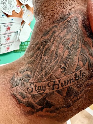 Customer photo review of Signature Tattoo Numbing Cream 1 TUBE