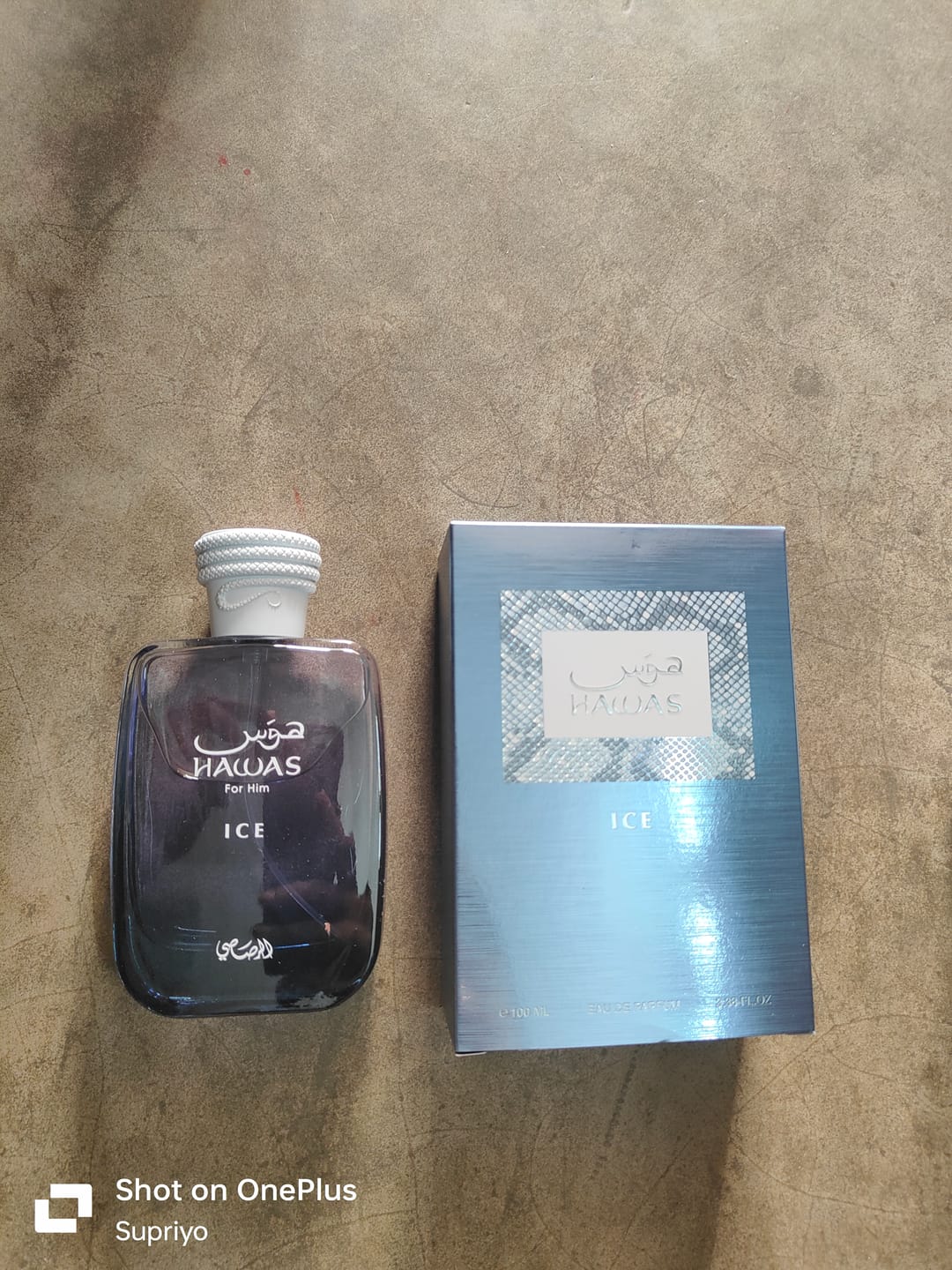 Customer photo review of Rasasi Hawas Ice Eau De Parfum For Men (2023 New Release)