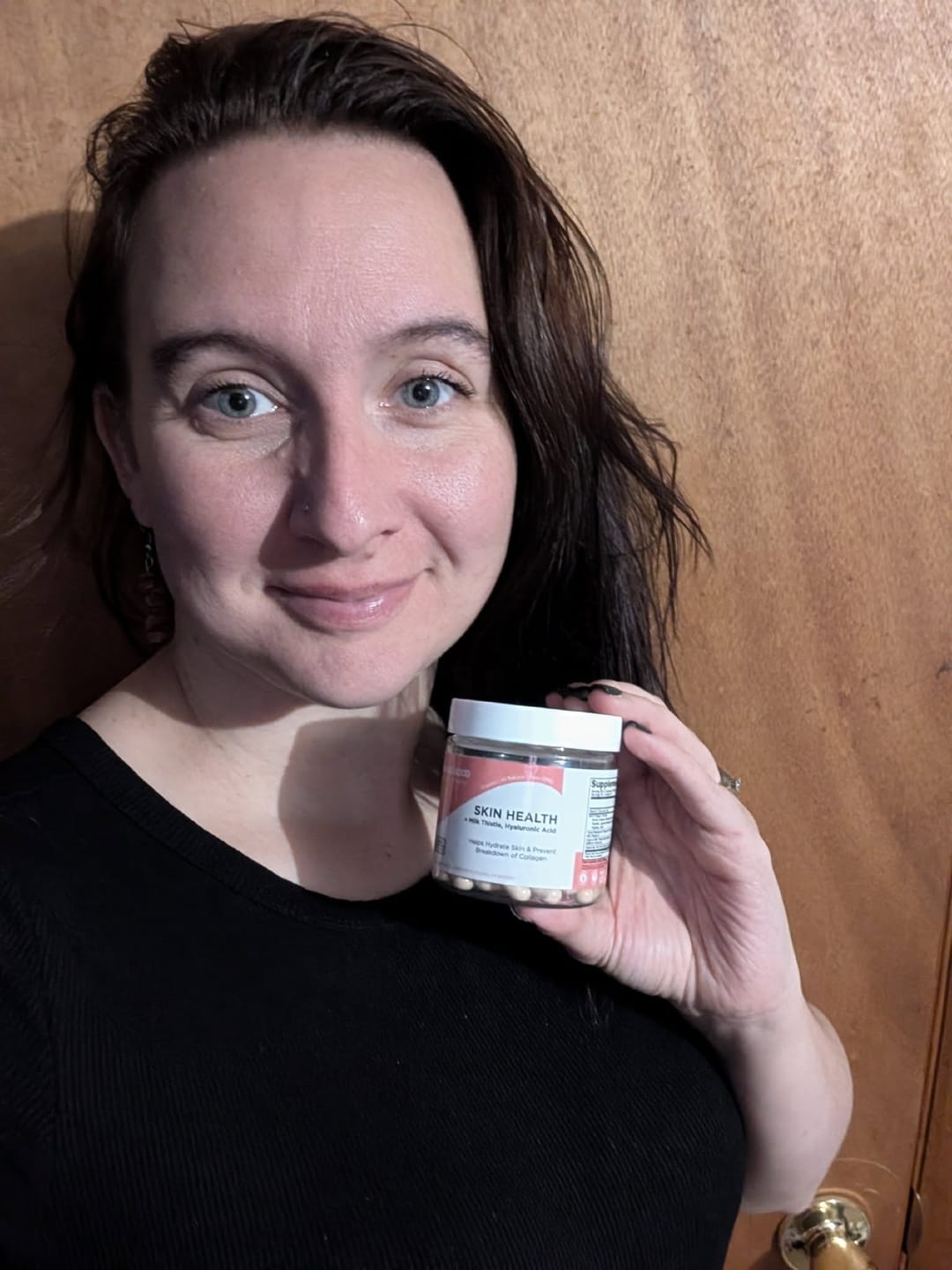 Customer photo review of SKIN HEALTH  with Milk Thistle + Hyaluronic Acid