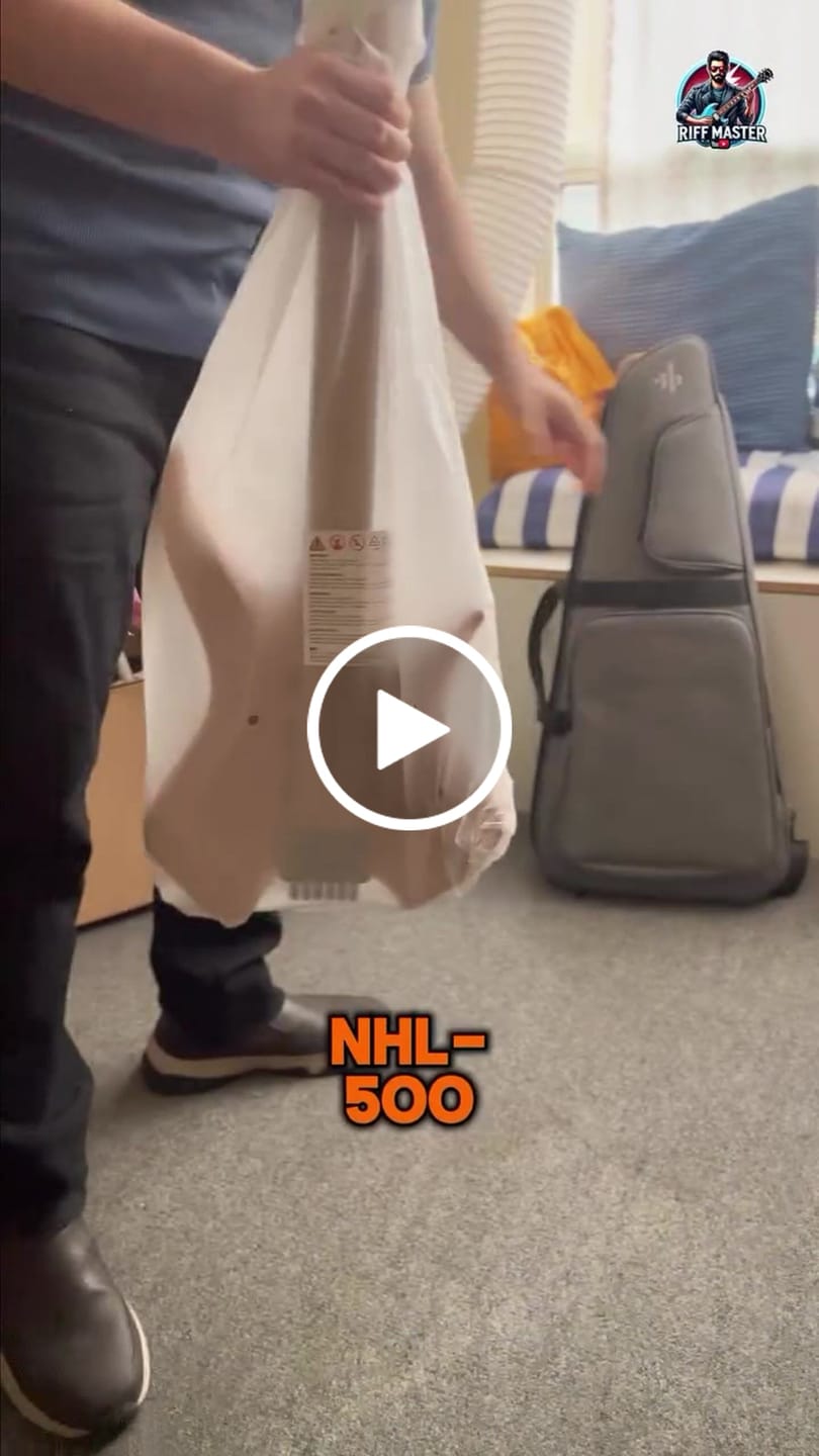 Customer video review of Donner NHL-500 Headless Electric Guitar