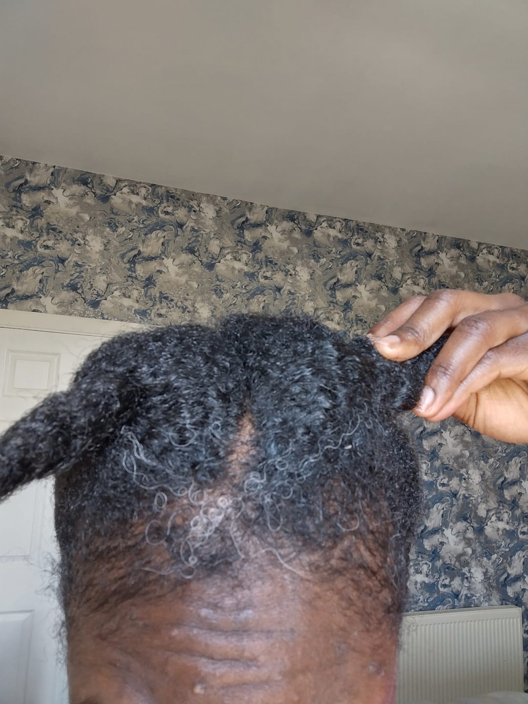 Customer photo review of Veganic Natural Hair Growth Oil