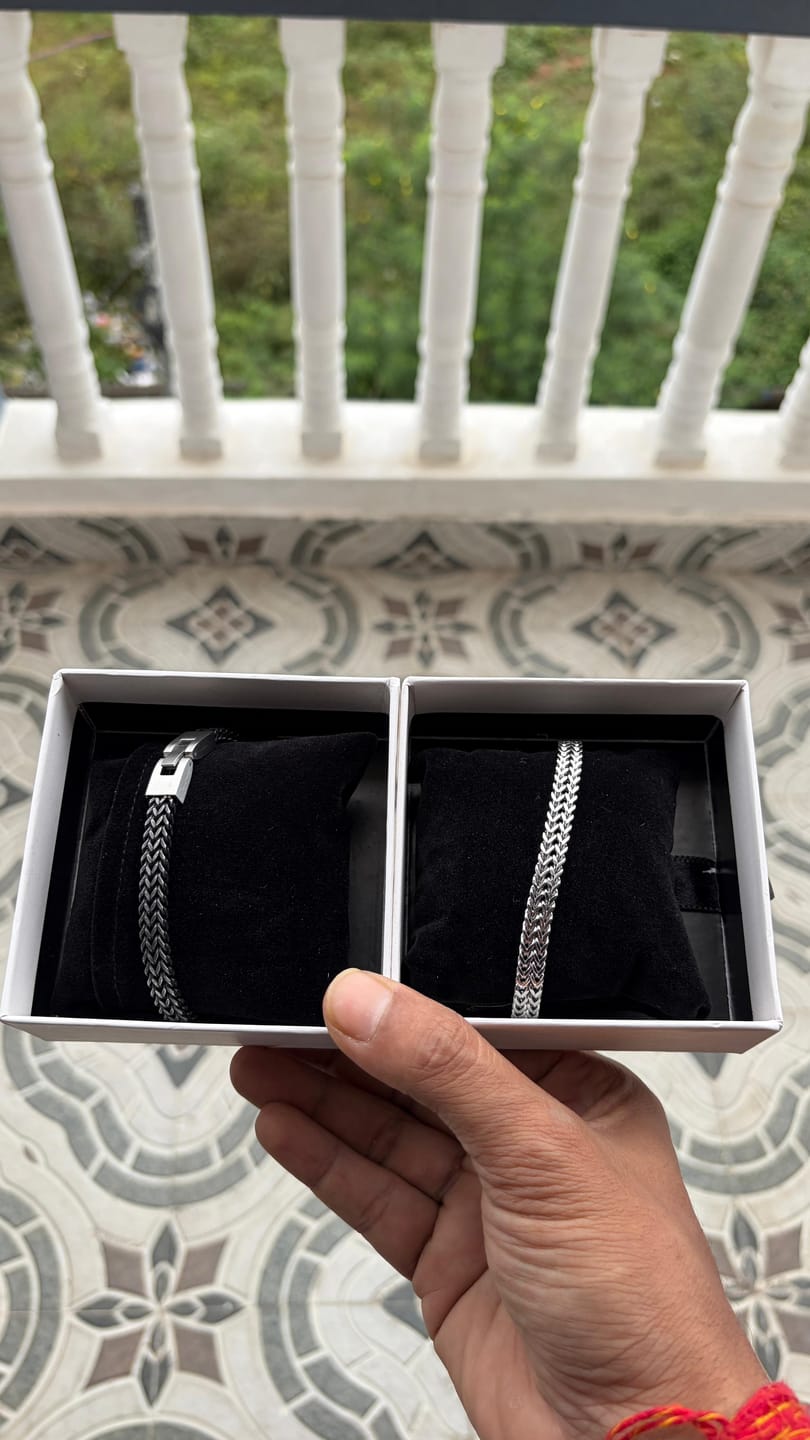 Customer photo review of Delicate Silver Chain Bracelet