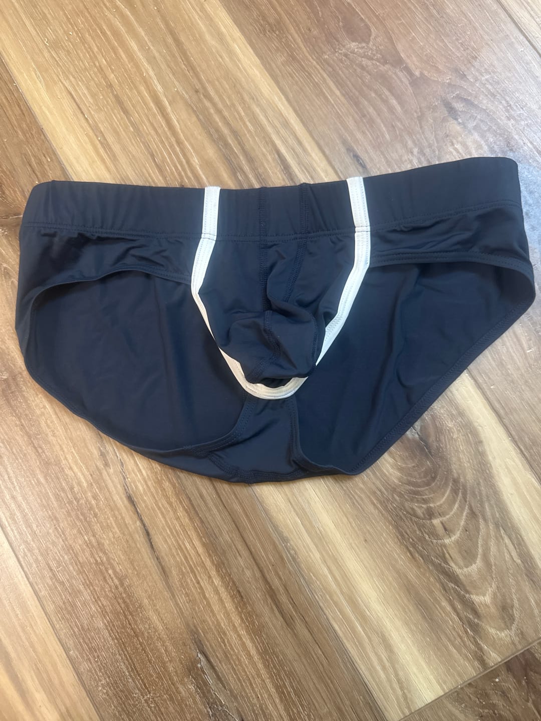 Customer photo review of Nylon 0in Sport Briefs No Fly 4pk Blue/Gray/Dark Blue/Dark Gray