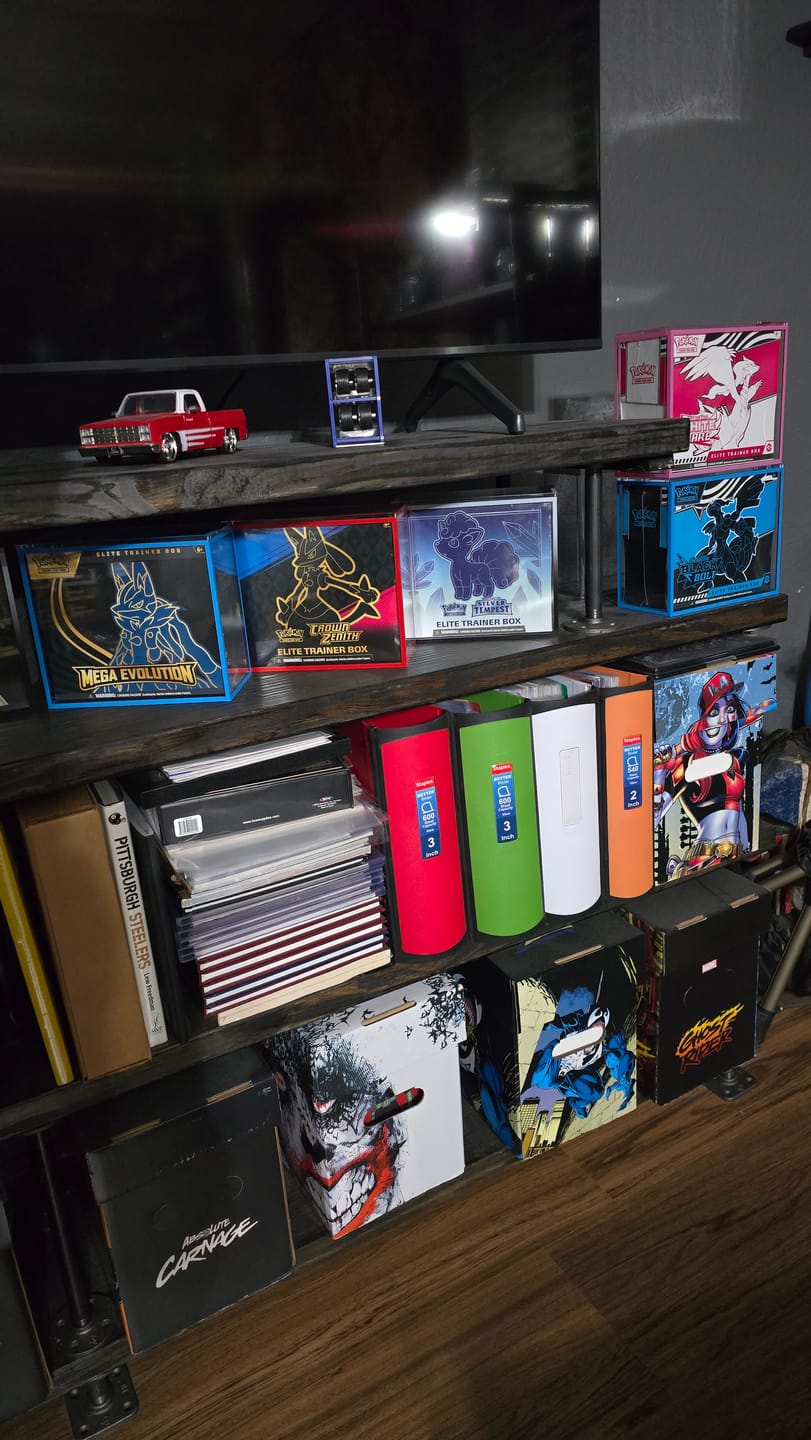 Customer photo review of Premium Colored Acrylic Pokemon Elite Trainer Box Case