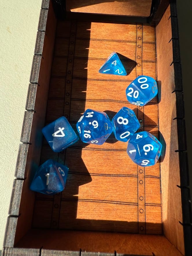 Customer photo review of Mystery Dice Set Subscription