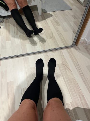 Customer photo review of Støttestrømper