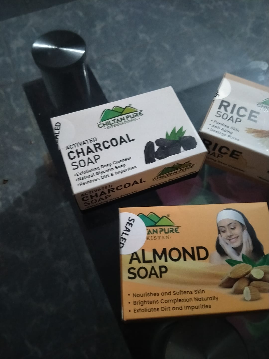 Customer photo review of Pakistan’s Best Selling Activated Charcoal Soap - Exfoliating Deep Cleanser, Removes Dirt & Impurities, Reduces Acne & Blemishes- 💯 Organic