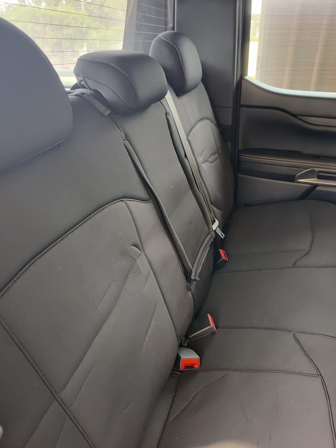 Customer photo review of Sharkskin PLUS Neoprene Seat Covers for Ford RANGER NEXT-GEN XLT