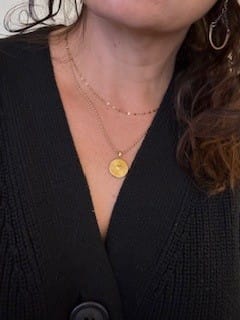 Customer photo review of Heart Talisman Necklace