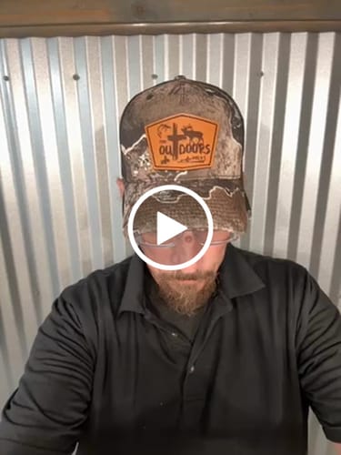 Customer video review of Custom Leather Patch Hats Richardson CAMO Laser Engraved