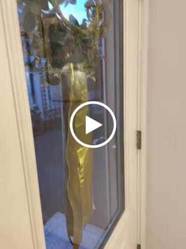 Customer video review of Crisp Autumn Wreath Ribbon