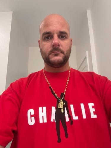 Customer photo review of Air Charlie T-Shirt