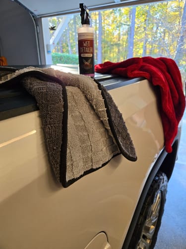 Customer photo review of 1500 Twist Loop Truck Drying Towel  - Rag Company