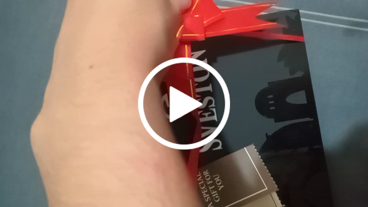 Customer video review of Gift Wrapping
