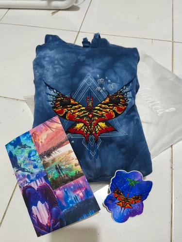 Customer photo review of *PRE-ORDER* Last Shadow Premium Tie Dye Hoodie