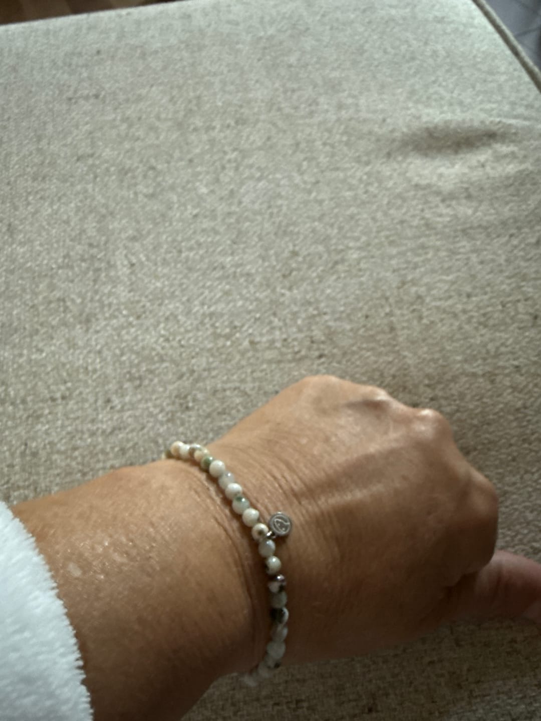 Customer photo review of Tree Agate Bracelet Mini