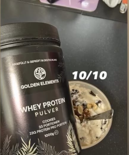 Customer photo review of Whey Protein - 1000g