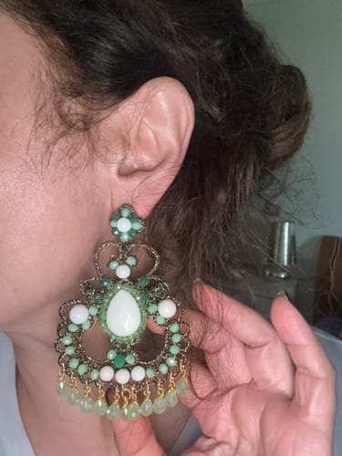 Customer photo review of Orecchini Tarantella