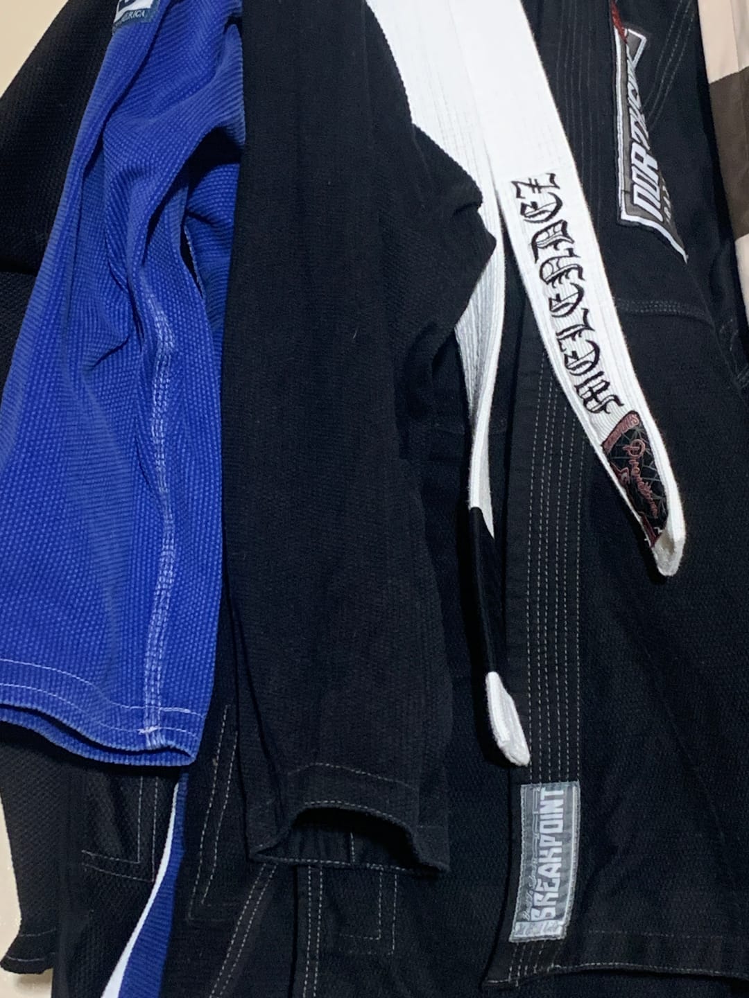 Customer photo review of Premium Custom Name Brazilian Jiu Jitsu BJJ Belt