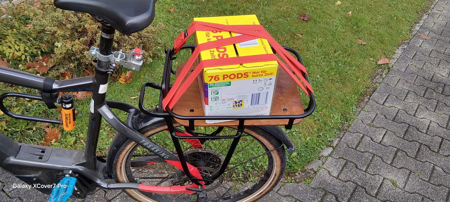 Customer photo review of Velokorb PACKI