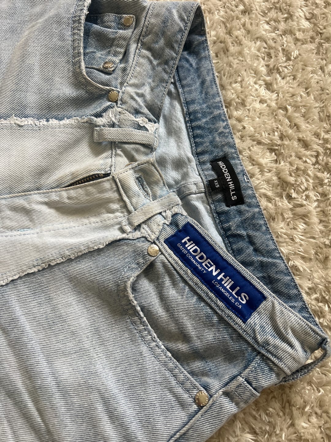 Customer photo review of REWORKED JEANS