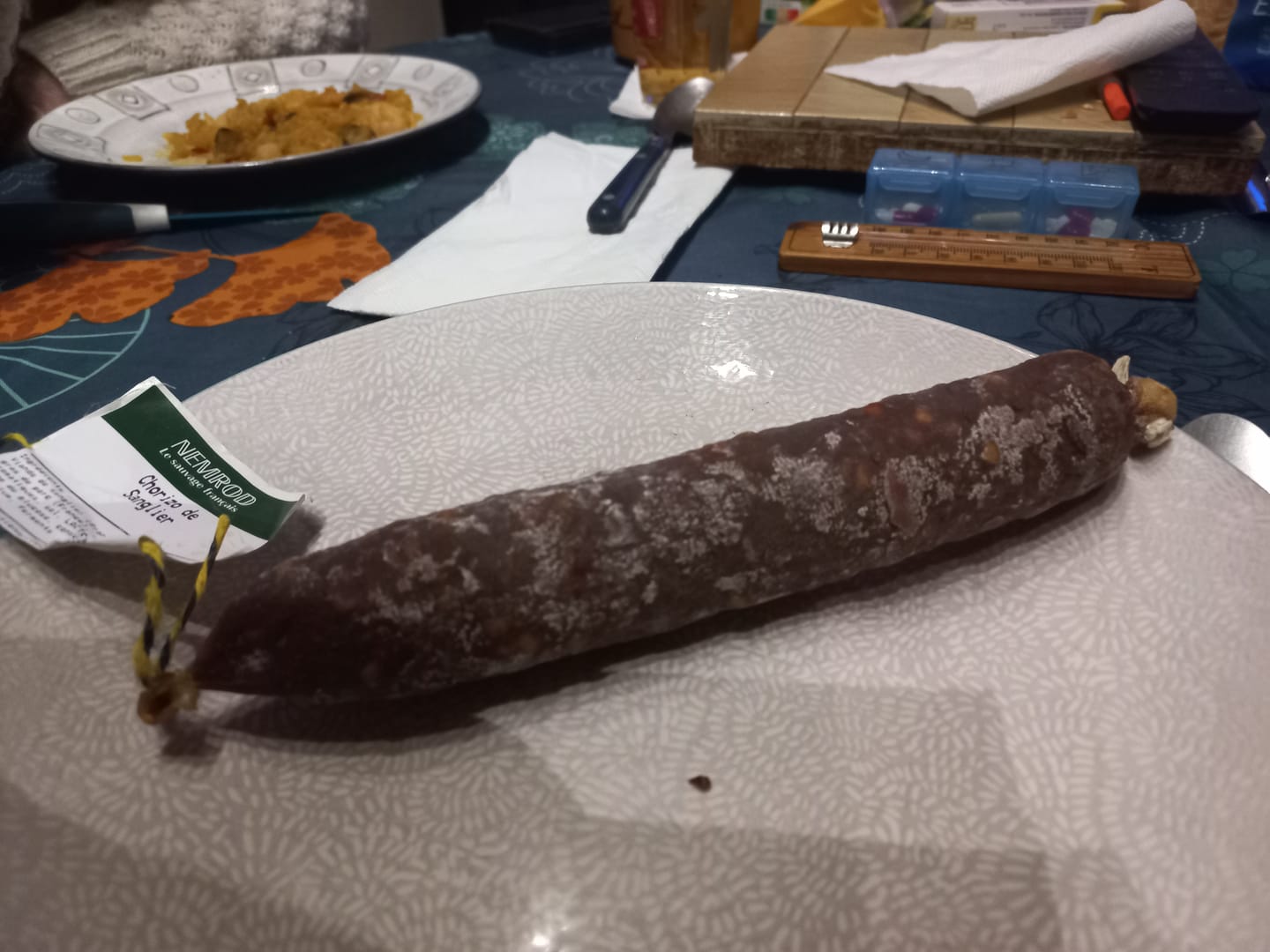 Customer photo review of Chorizo de Sanglier sauvage 180g